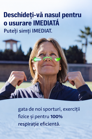 Set 60 bucati Kit Anti-Sforait cu Dilatator Nazal + Benzi Magnetice Reutilizabile - Boomsale.ro