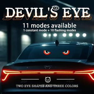 Set 2x Lămpi LED „Ochi de Diavol” pentru Mașină – Efecte Amuzante, Atmosferă Cool, Alimentare USB, Fără Cabluri - Boomsale.ro
