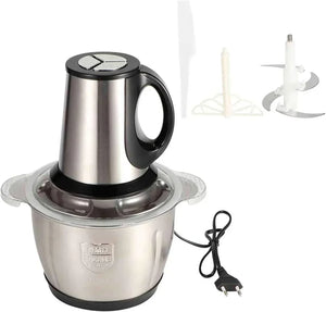 Tocator electric carne si legume, 4 lame inox, 2 viteze, capacitate mare, bol inox - Boomsale.ro