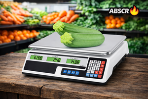 Cantar Comercial Electronic Profesional 40 Kg Gardeon – Afisaj Dublu Iluminat, Tava Inox, Functie Memorie - Boomsale.ro