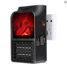 Aeroterma portabila Flame Heater 500 W cu 2 niveluri temperatura si display digital - Boomsale.ro