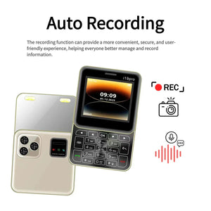 Telefon Mini i19 Pro Slide Button – 2.4", Dual SIM, 2G GSM, camera, FM, Bluetooth, butoane, deblocat - Boomsale.ro