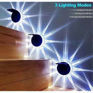Set 6 Lampi Exterior Calitate APF de Perete/ Gard cu panou Pentru iluminare Gradina/ Terasa, rezistenta la apa - Boomsale.ro