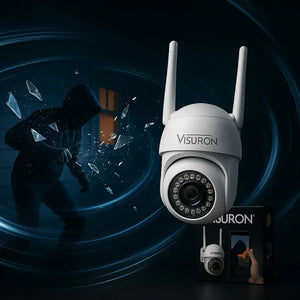 Set 2 Camere Supraveghere Wi-Fi Visuron – Viziune Nocturnă, 38 LED IR, Full HD 1080p - Boomsale.ro