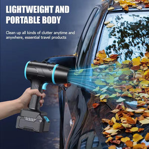 Suflantă Turbo Auto Portabilă 1050W, 35.000 RPM – Putere Mare 180 km/h, 6 m³/min – Ideală pentru Uscare Mașină, Îndepărtare Frunze, Praf și Apă - Boomsale.ro