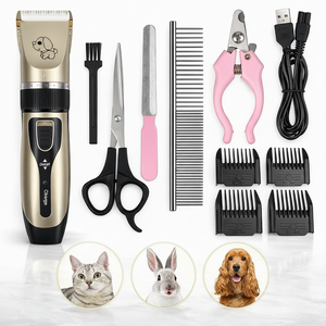 Set Profesional de Tuns și Îngrijire pentru Animale cu 4 Accesorii + Foarfecă, Pieptan, Clește și Pilă PromotiiZilnice
