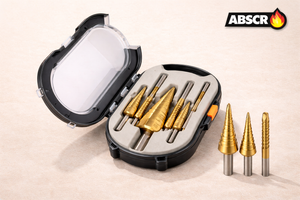 Set Burghie Conice în Trepte , 4–32 mm, 6 Piese – Găurire Multiplă, Precizie Ridicată, pentru Metal, Lemn și Plastic - Boomsale.ro