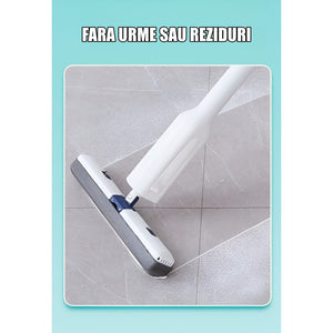 Mop Telescopic Profesional cu Galeata Pliabila, Burete Bumbac si Tija Reglabila - Boomsale.ro
