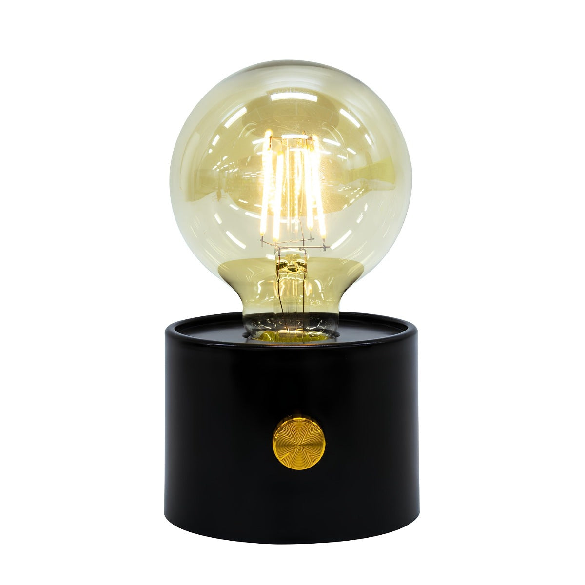Mini Veioza decorativa, Bec Retro Lumina Calda, Intensitate reglabila, Alimentare 3 x Baterii tip AA (neincluse) - Boomsale.ro