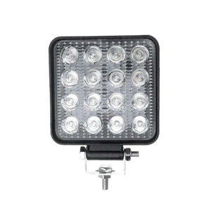 Set 8 proiectoare 16 LED 48W auto OFF-ROAD, IP 67 - Boomsale.ro