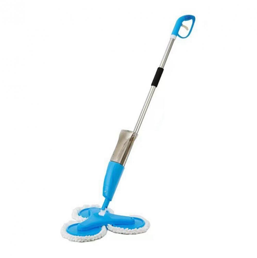 Mop Spray Triplu 600 ml, Microfibra Reutilizabila si Capete Rotative - Boomsale.ro
