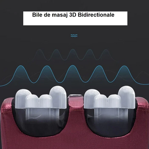 Aparat masaj picioare Shiatsu cu incalzire, 20 role, 4 programe, 3 niveluri intensitate - Boomsale.ro