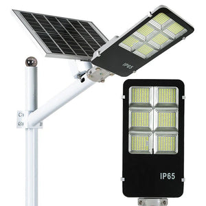 Lampa Solara Exterior Jortan 400W cu Senzor Miscare si Telecomanda - Boomsale.ro