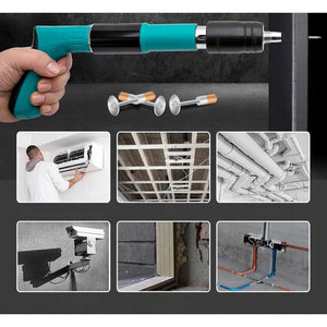Kit pistol manual pentru fixare nituri/ cuie, Accesorii + 250 Cuie - Boomsale.ro