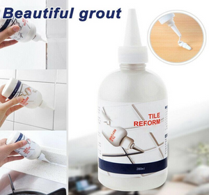 Set 2 x Umplutura Impermeabila pentru Rosturi de Gresie si Faianta, Etansare Rapida si Durabila, Alb, 150 ml/sticla - Boomsale.ro