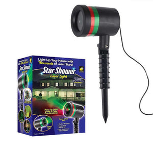 Proiector Laser Light cu lumini verzi si rosii pentru exteriorul casei - Boomsale.ro