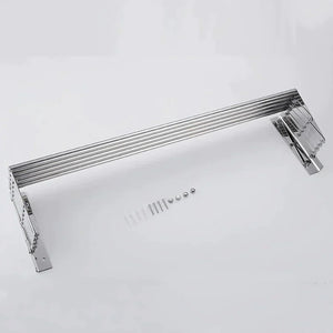 Uscator rufe din aluminiu, retractabil, cu prindere in perete 70cm - Boomsale.ro
