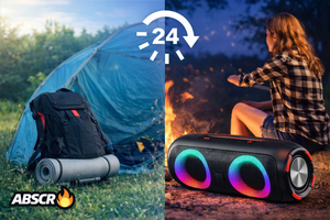 Boxă Portabilă rezistenta la apa Bluetooth 5.0 30W – 4000mAh, Lumini RGB, IPX6, USB/AUX/SD/FM, Sunet Puternic, Portabilă - Boomsale.ro