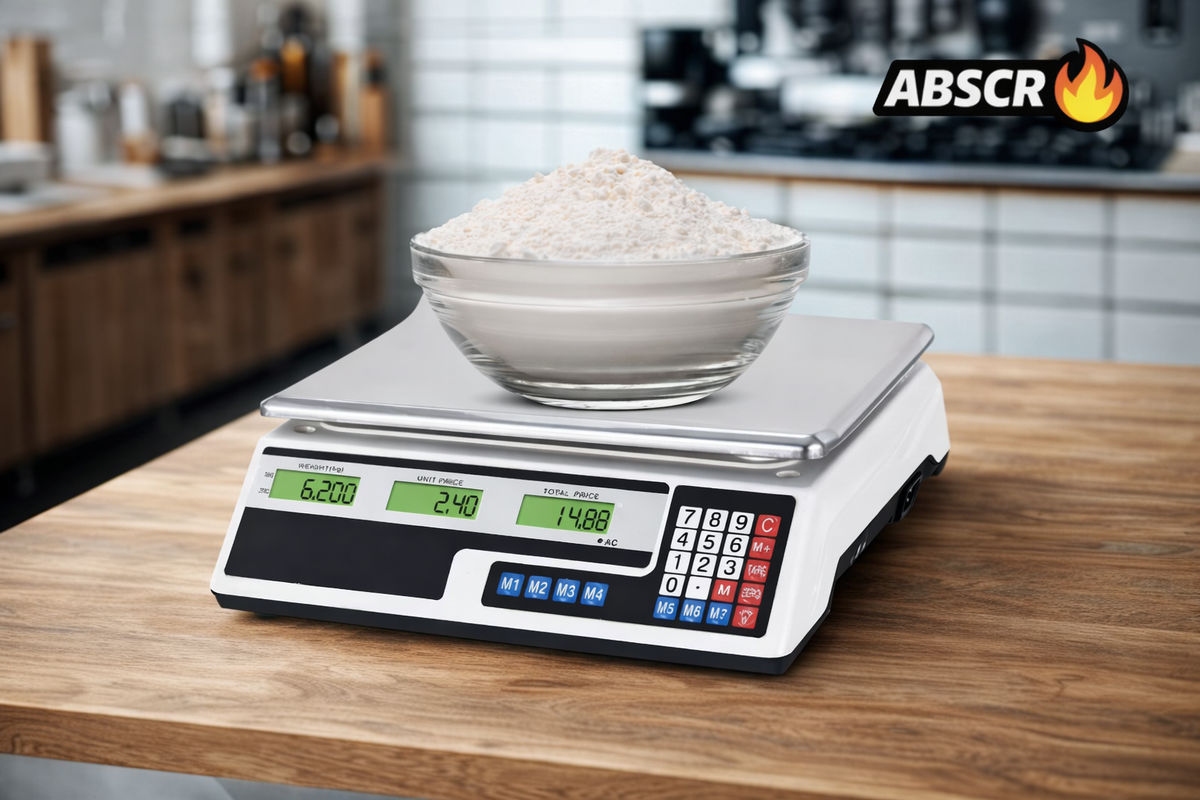 Cantar Comercial Electronic Profesional 40 Kg Gardeon – Afisaj Dublu Iluminat, Tava Inox, Functie Memorie - Boomsale.ro
