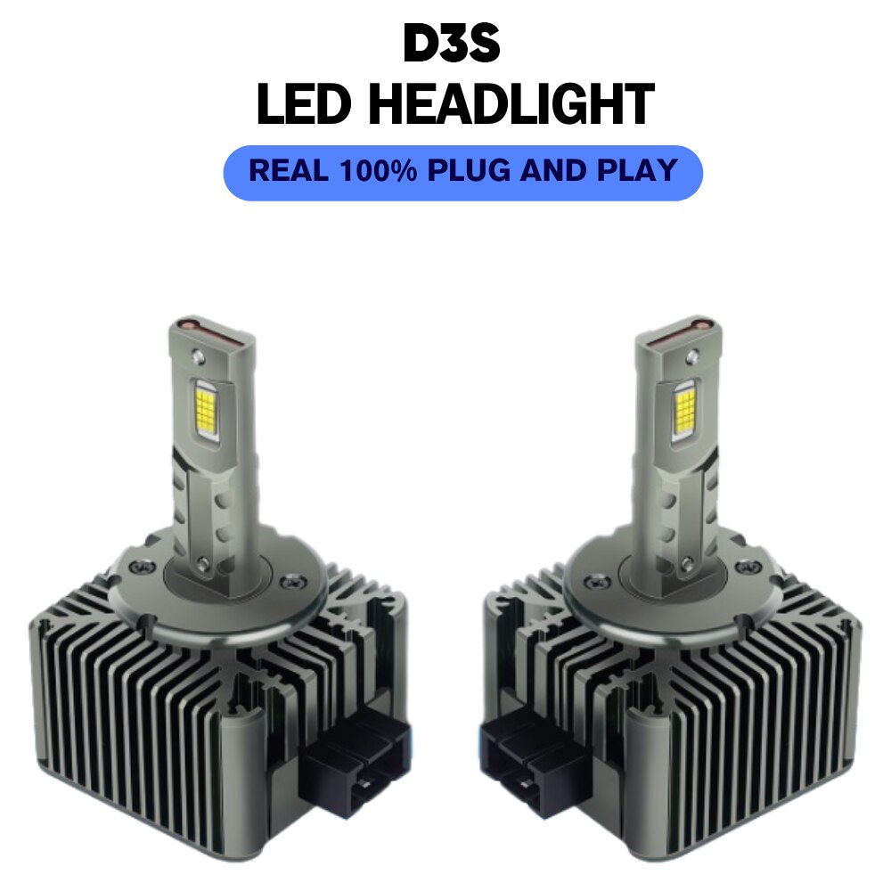 Set 2 Becuri LED, D1S, D2S, D3S – 180W, 23K Lumeni, Plug & Play, Canbus fara eroare - Boomsale.ro
