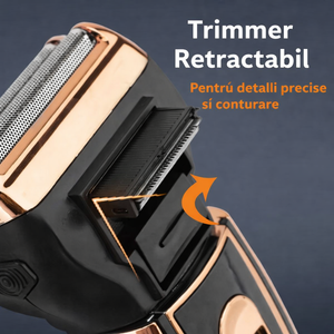 Aparat de Tuns 3-în-1 Multishaver – Tuns, Barbierit & Nas/Urechi - Boomsale.ro