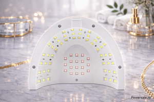 Lampă Unghii LED UV Global Fashion L-1004 268W Profesională – Uscare Rapidă Gel și Ojă Semipermanentă - Boomsale.ro