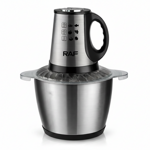 Tocator electric RAF 7032 din inox 3L, 2 viteze, motor puternic, pentru carne si legume - Boomsale.ro
