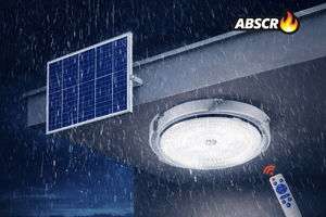 Set 2 Lampi LED 200W cu Panou Solar si Telecomanda – Iluminare Exterior Ultra Puternica, Autonomie Mare, IP65 - Boomsale.ro