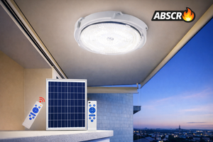 Set 2 Lampi LED 200W cu Panou Solar si Telecomanda – Iluminare Exterior Ultra Puternica, Autonomie Mare, IP65 - Boomsale.ro