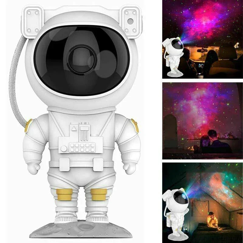 Proiector laser Astronaut cu joc de lumini nebula si stele, LED - Boomsale.ro