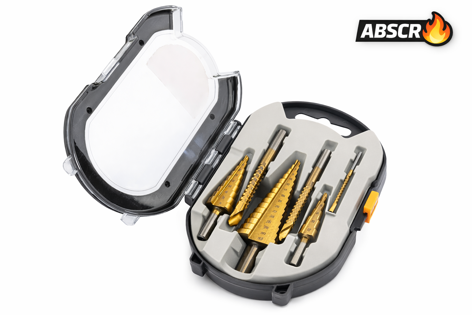 Set Burghie Conice în Trepte , 4–32 mm, 6 Piese – Găurire Multiplă, Precizie Ridicată, pentru Metal, Lemn și Plastic - Boomsale.ro