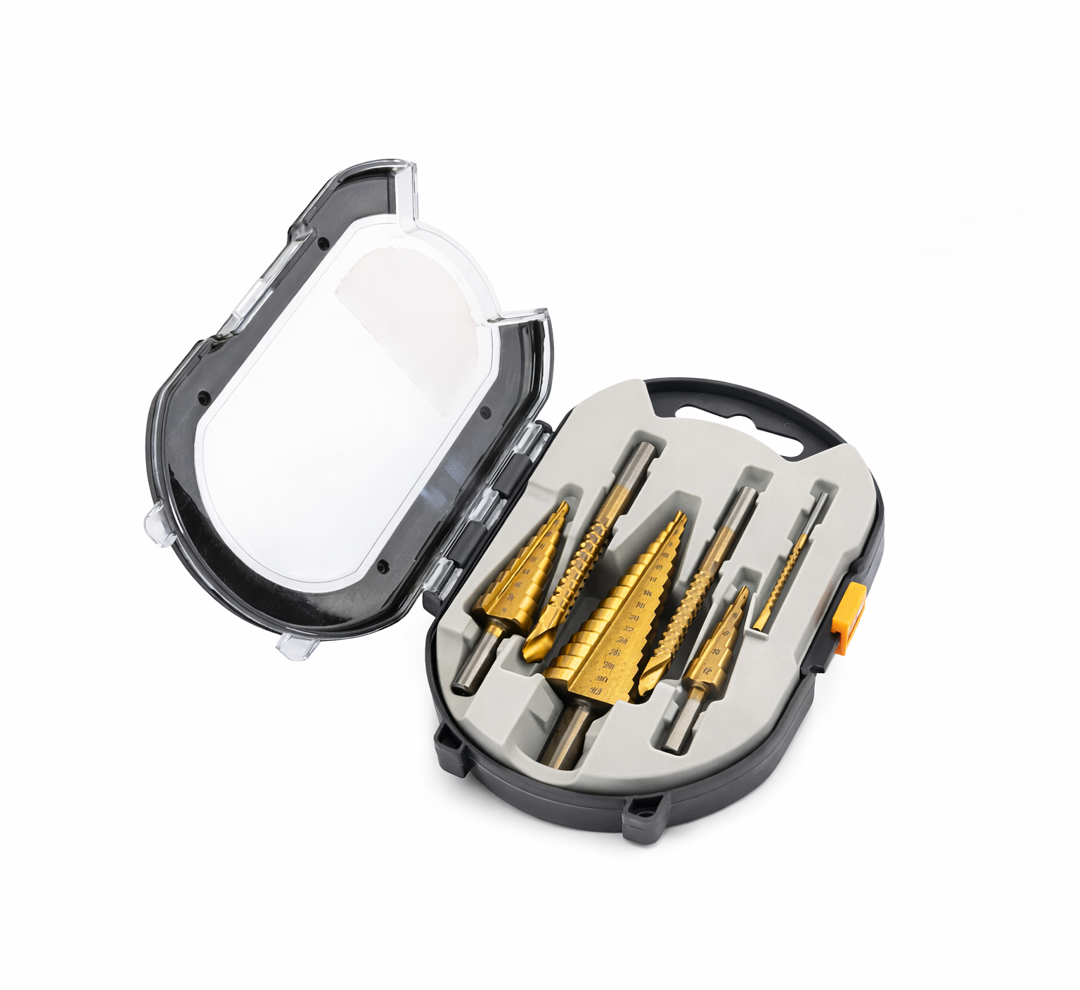 Set Burghie Conice în Trepte , 4–32 mm, 6 Piese – Găurire Multiplă, Precizie Ridicată, pentru Metal, Lemn și Plastic - Boomsale.ro