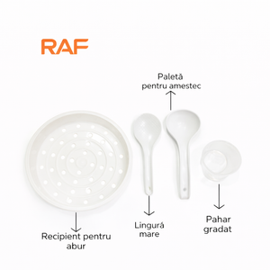 Oală multicooker RAF R166W 5L, 900W, 12 programe, afișaj digital, multifuncțională, alb - Boomsale.ro