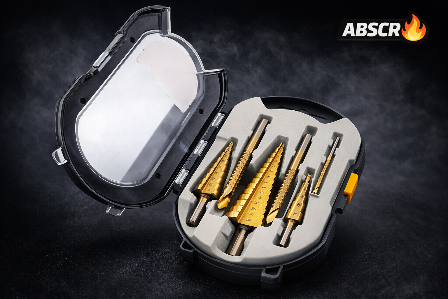 Set Burghie Conice în Trepte , 4–32 mm, 6 Piese – Găurire Multiplă, Precizie Ridicată, pentru Metal, Lemn și Plastic - Boomsale.ro