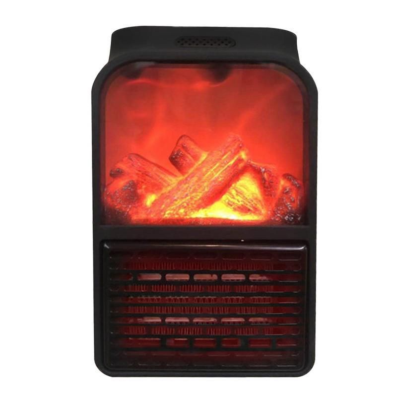 Aeroterma portabila Flame Heater 500 W cu 2 niveluri temperatura si display digital - Boomsale.ro