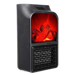 Aeroterma portabila Flame Heater 500 W cu 2 niveluri temperatura si display digital - Boomsale.ro