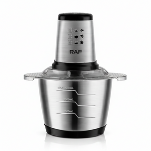 Tocator electric RAF R.7031, 1000W, bol inox 3L, 2 viteze, lame din otel inoxidabil - Boomsale.ro
