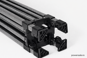 Pavilion Pliabil 3x3m Profesional – Cort Impermeabil 800 g/m² cu Structură Metalică Tip Armonică pentru Grădină, Evenimente și Târguri - Boomsale.ro