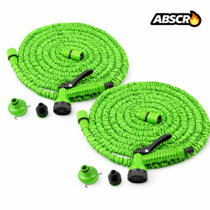 Set 2 Bucăți Furtun Extensibil 30m calitate Premium + Pistol 8 Funcții - Boomsale.ro