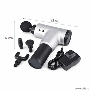 Set Aparat Masaj Picioare EMS + Aparat Masaj cu 6 trepte de viteza - Boomsale.ro
