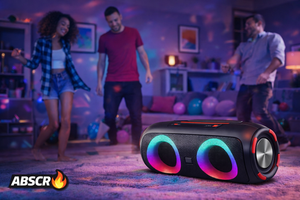 Boxă Portabilă rezistenta la apa Bluetooth 5.0 30W – 4000mAh, Lumini RGB, IPX6, USB/AUX/SD/FM, Sunet Puternic, Portabilă - Boomsale.ro