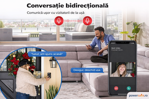 Sonerie video wireless HD 720p cu vedere nocturnă și audio bidirecțional - Boomsale.ro