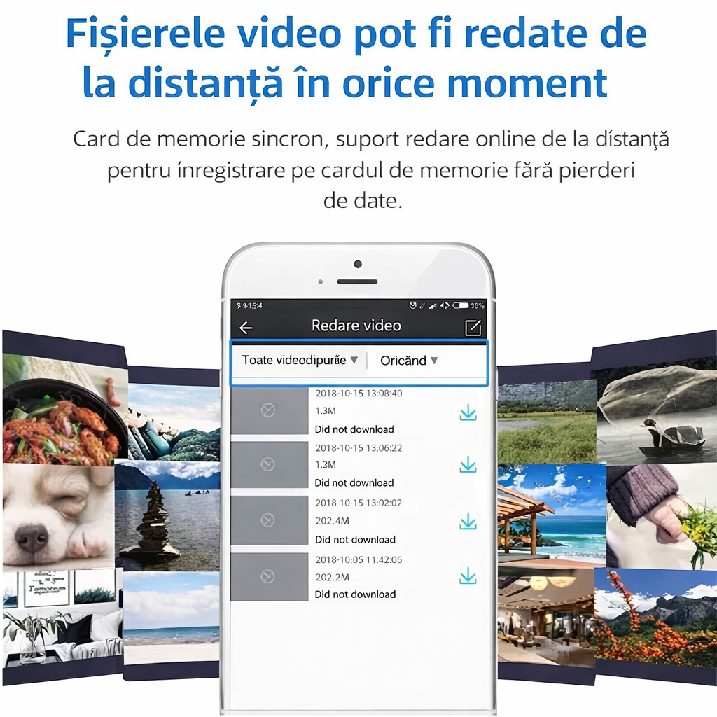 Set 2 Mini cameră de securitate wireless 1080P HD, vedere nocturnă - Boomsale.ro