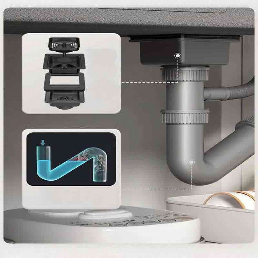Chiuveta Bucătărie Multifuncțională cu LED – Inox Premium, Gri Închis, 75x45 cm – Puterea Tehnologiei și Designului în Bucătăria Ta - Boomsale.ro