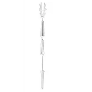 Uscator de rufe vertical, cu 3 niveluri rotative, 1 nivel cu clesti, pliabil, uscor de depozitat, din metal si plastic, alb/argintiu - Boomsale.ro