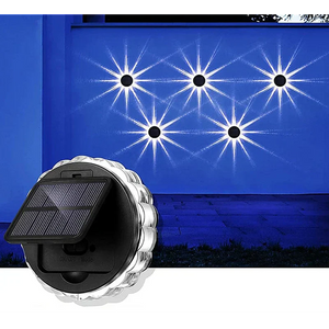 Set 6 Lampi Exterior Calitate APF de Perete/ Gard cu panou Pentru iluminare Gradina/ Terasa, rezistenta la apa - Boomsale.ro
