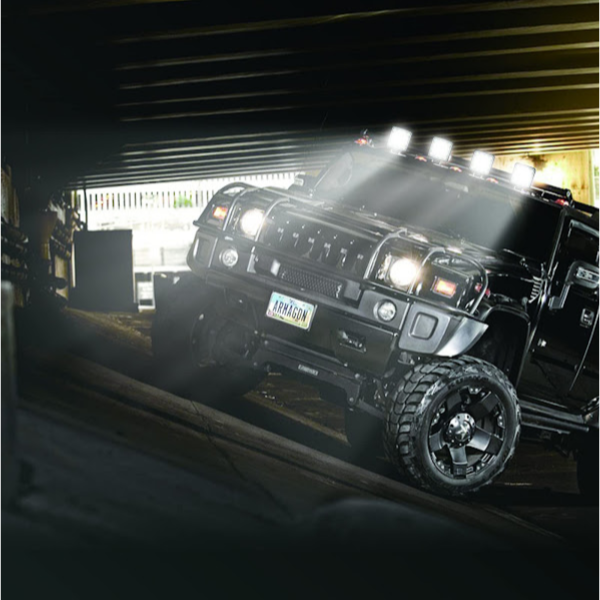 Set 8 proiectoare 16 LED 48W auto OFF-ROAD, IP 67 - Boomsale.ro