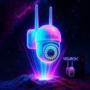 Set 2 Camere Supraveghere Wi-Fi Visuron – Viziune Nocturnă, 38 LED IR, Full HD 1080p - Boomsale.ro