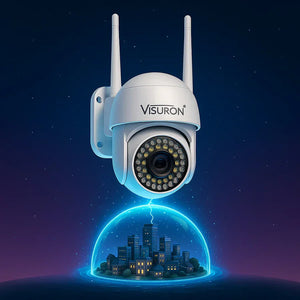 Set 2 Camere Supraveghere Wi-Fi Visuron – Viziune Nocturnă, 38 LED IR, Full HD 1080p - Boomsale.ro