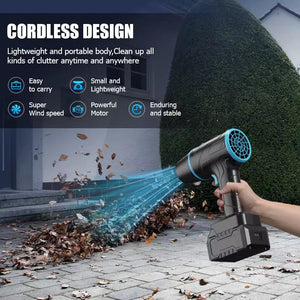 Suflantă Turbo Auto Portabilă 1050W, 35.000 RPM – Putere Mare 180 km/h, 6 m³/min – Ideală pentru Uscare Mașină, Îndepărtare Frunze, Praf și Apă - Boomsale.ro